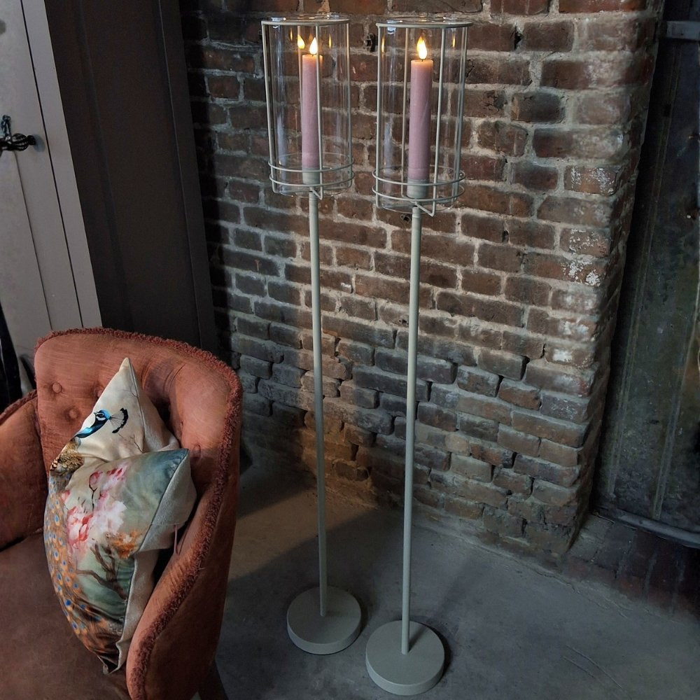 Beige_vloerkandelaar - Puur Edith