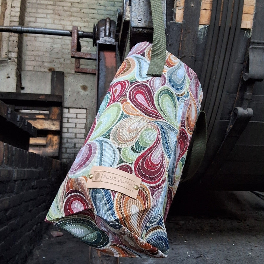 Jacquard_shopper_tas_small_Swirl - Puur Edith