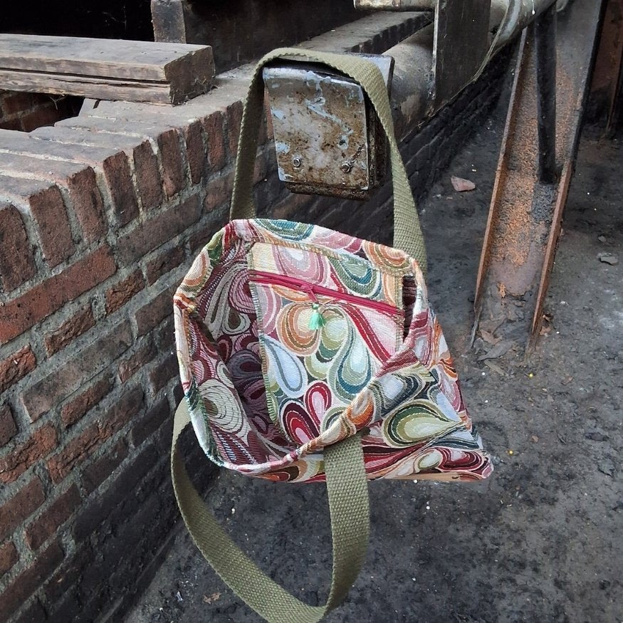 Jacquard_shopper_tas_small_Swirl_1 - Puur Edith