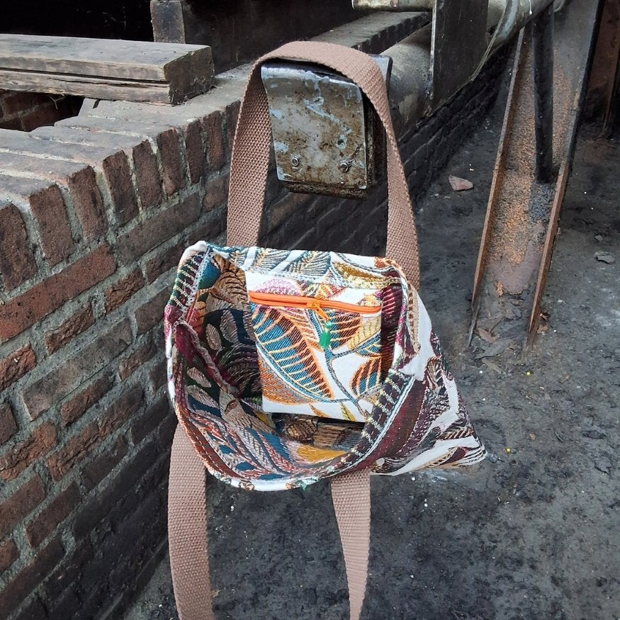 JacquardshoppertassmallLeaf_1 - Puur Edith