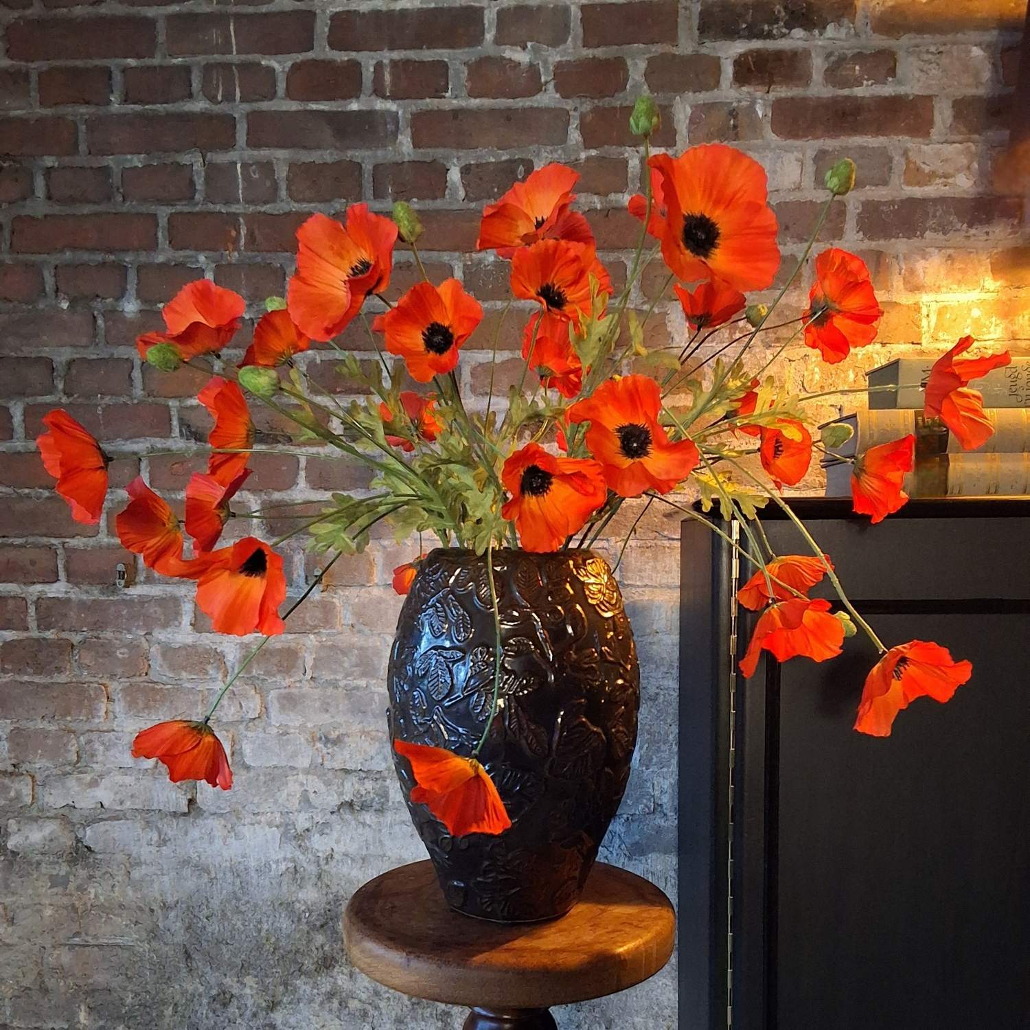 Kunstbloem_klaprozen_in_vaas - Puur Edith