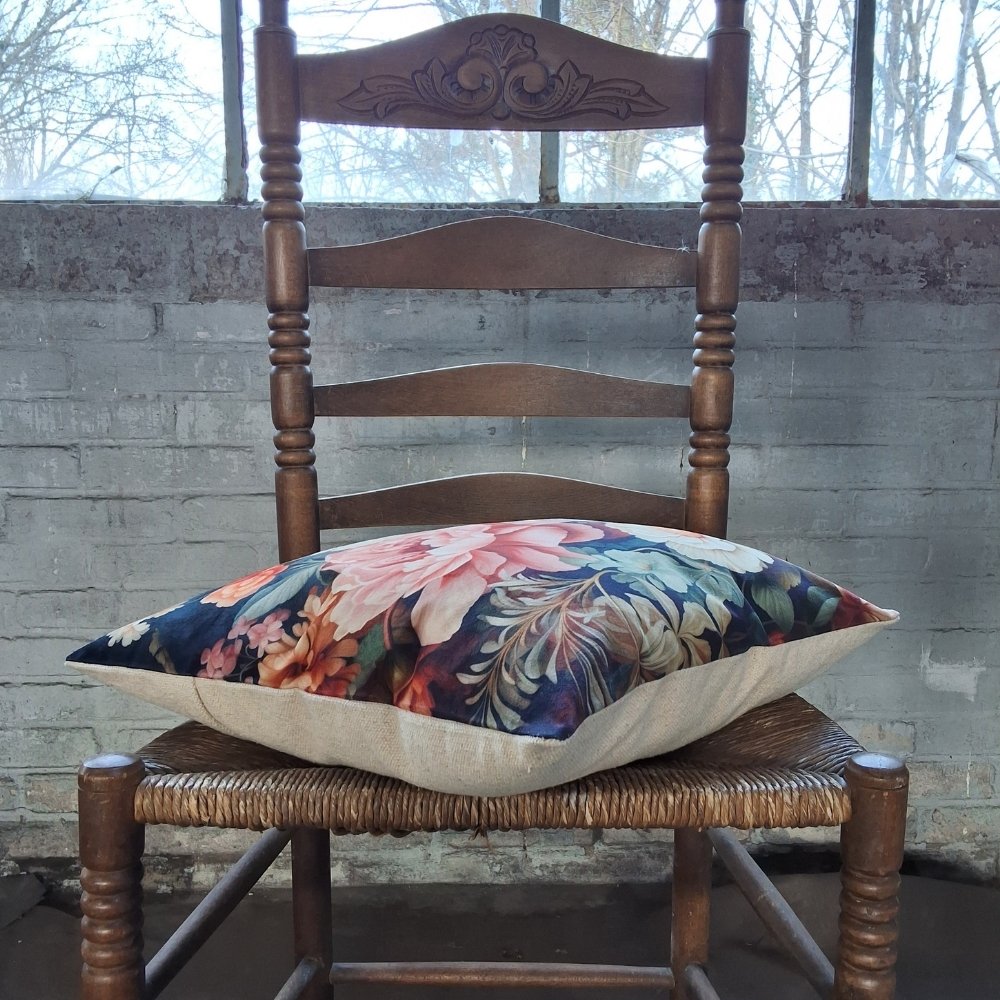 Kussen | Grote bloemen