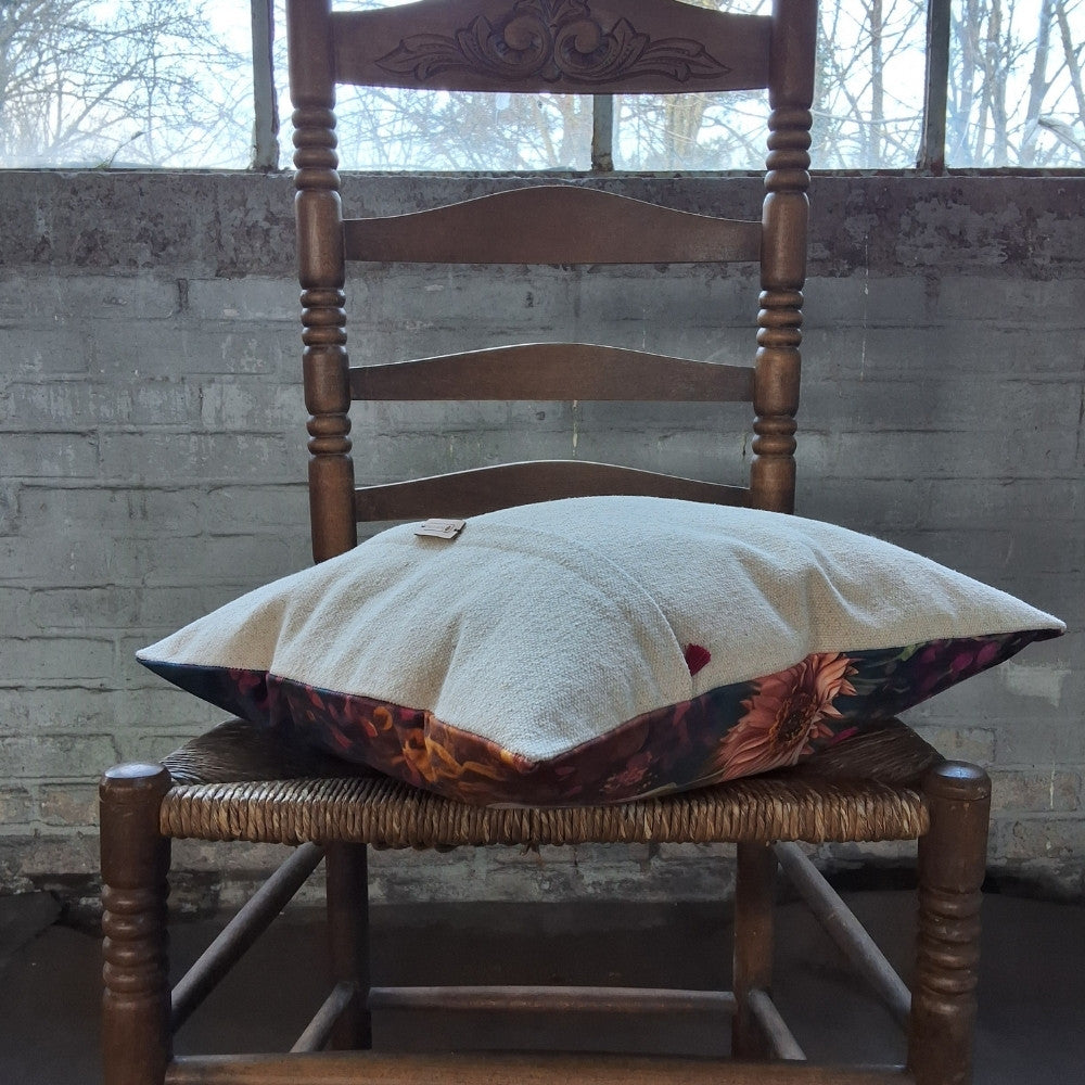 Kussen | Tijger met blauwe ogen