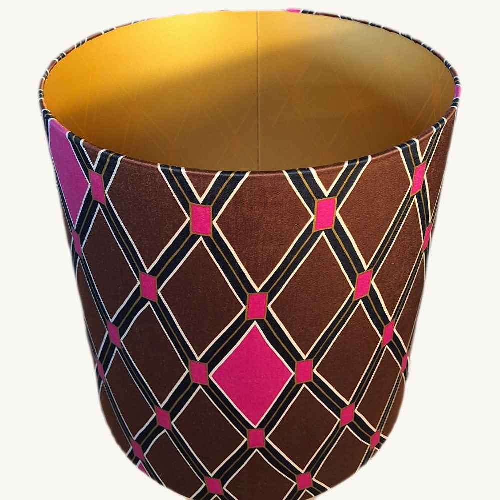 Lampenkap_fuchsia_ruit_3 - Puur Edith