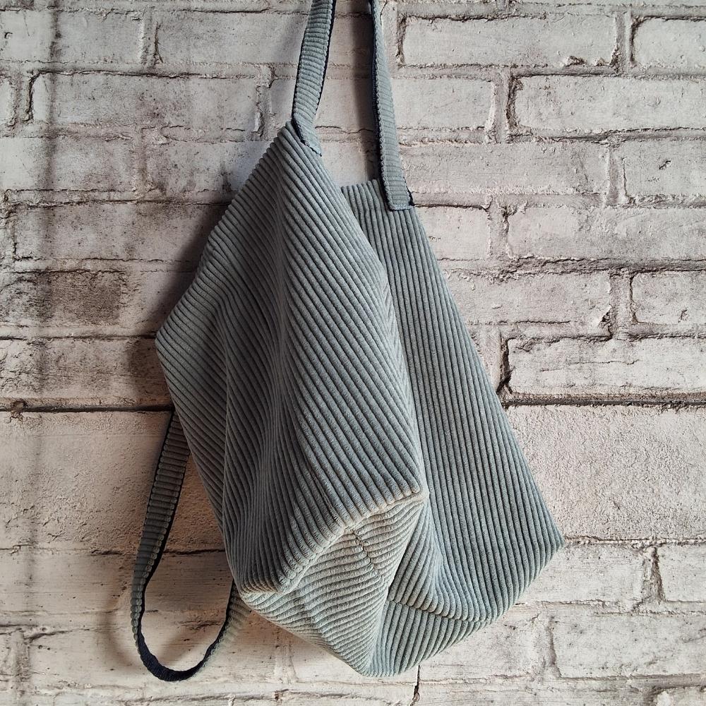 Shopper tas medium | licht blauw