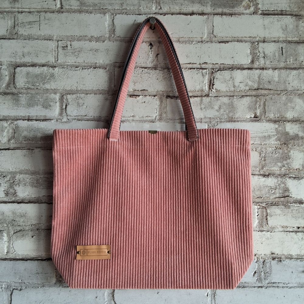 Shopper tas medium | Licht rosé