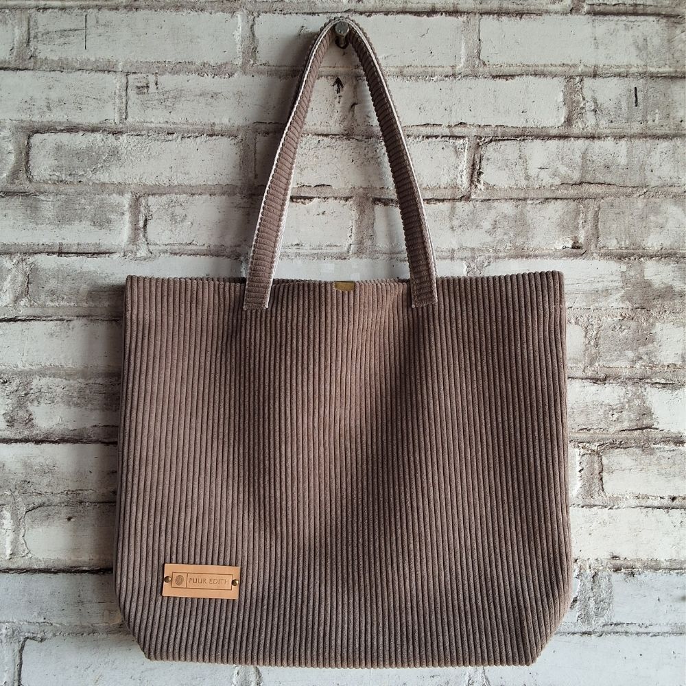 Shopper tas medium | Taupe