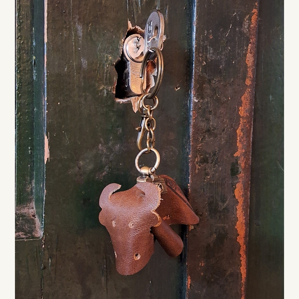Sleutelhanger_Stier_bruin - Puur Edith