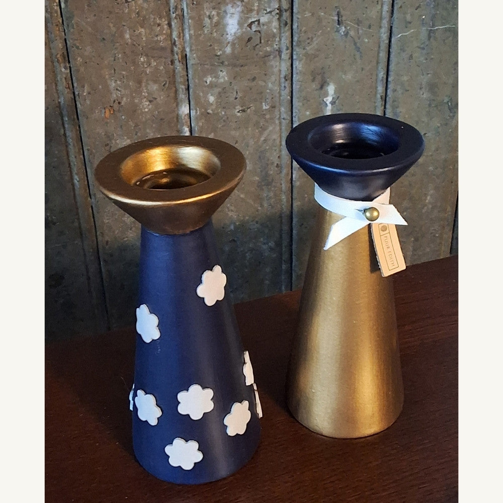 Tafelkandelaar_set_Blauwwit_bloemetjes_2 - Puur Edith