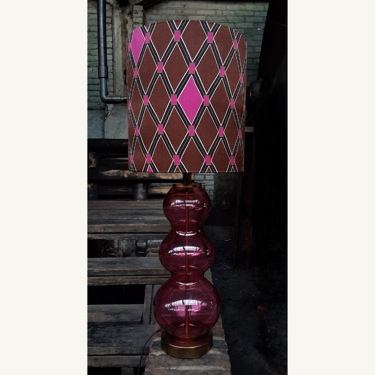 Voet_Mauce_Fuchsiabruin_ruit_3 - Puur Edith