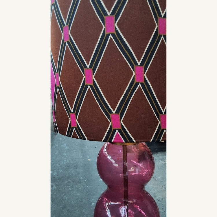 Voet_Mauce_Fuchsiabruin_ruit_4 - Puur Edith