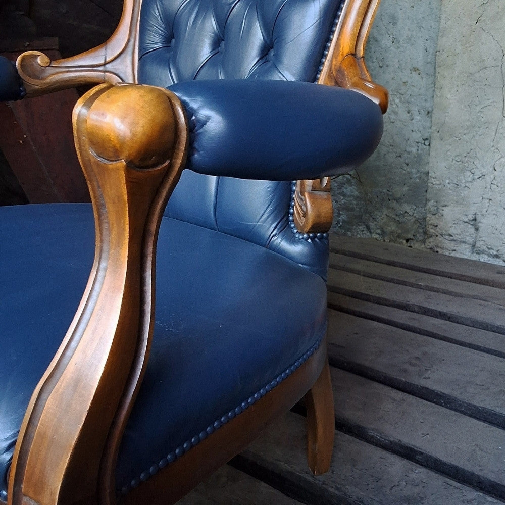 Blauwe_fauteuil_1 - Puur Edith