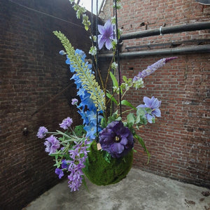 Edith's Bloembol paars/blauw - Ø 20 cm