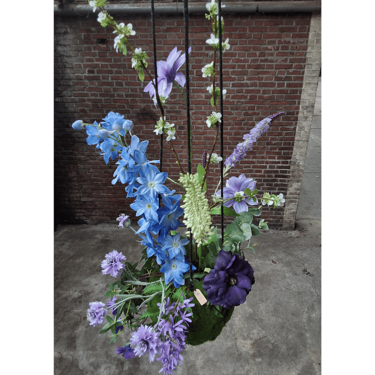 Edith_sBloembolpaarsblauw-O20cm - Puur Edith