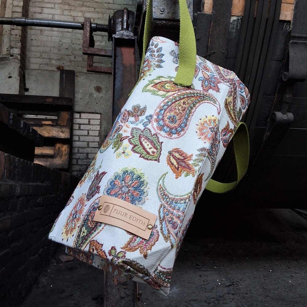 JacquardshoppertassmallPaisley_1 - Puur Edith