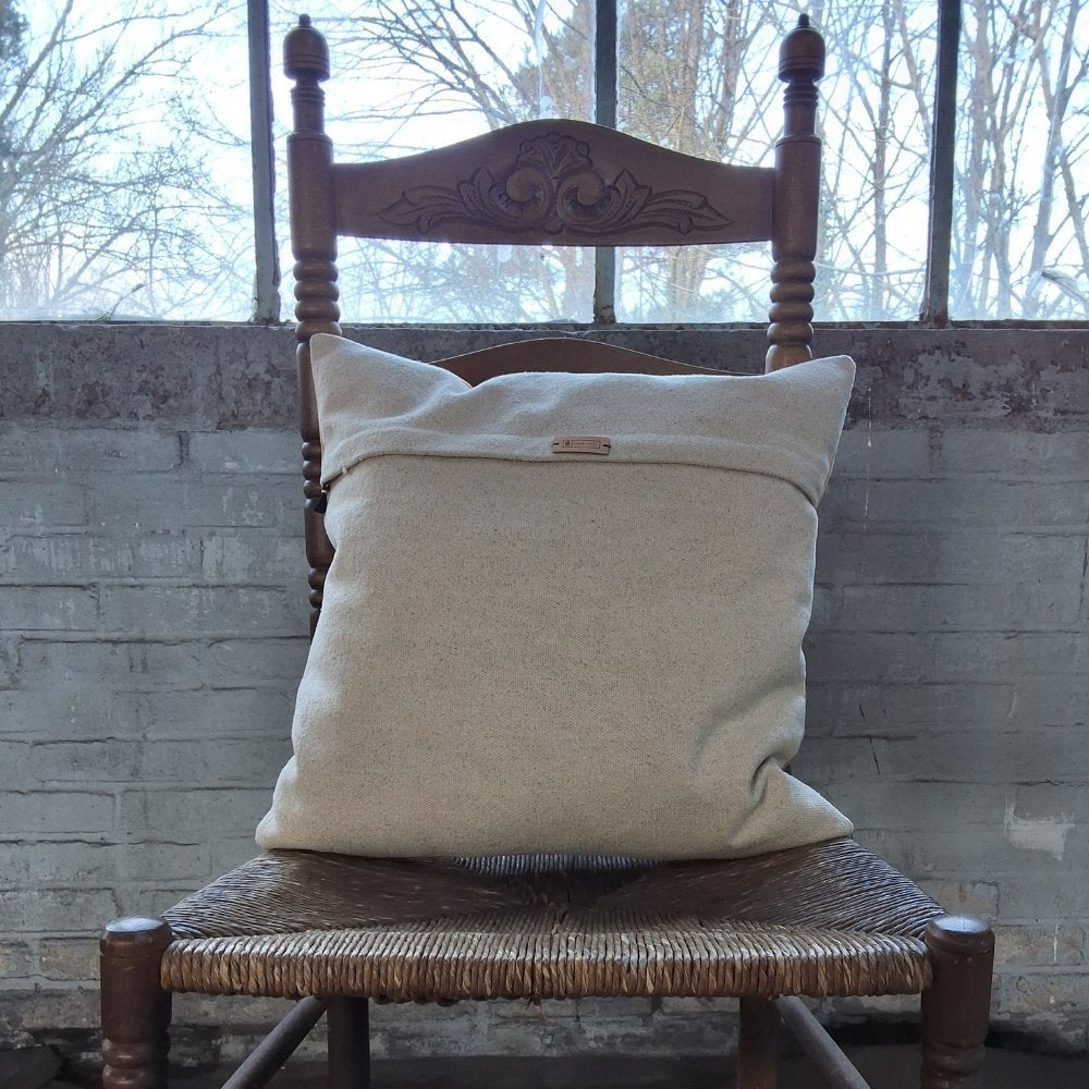 Kussen | Vogeltjes okergeel