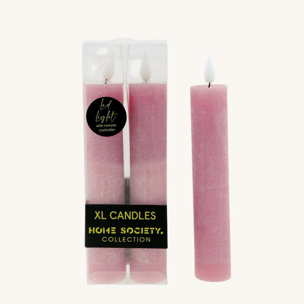 LEDXLdinerkaars-Lila - Puur Edith
