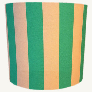 Lampenkap groene blokstreep
