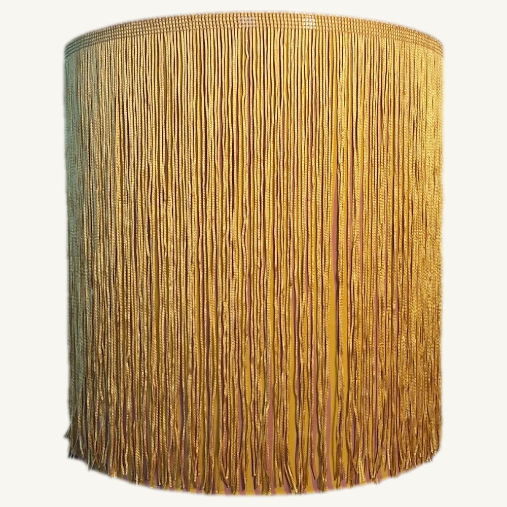 Lampenkap_roze_streep_met_franje_4 - Puur Edith