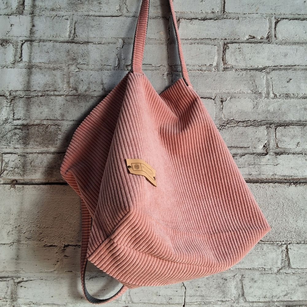 Shopper tas medium | Licht rosé