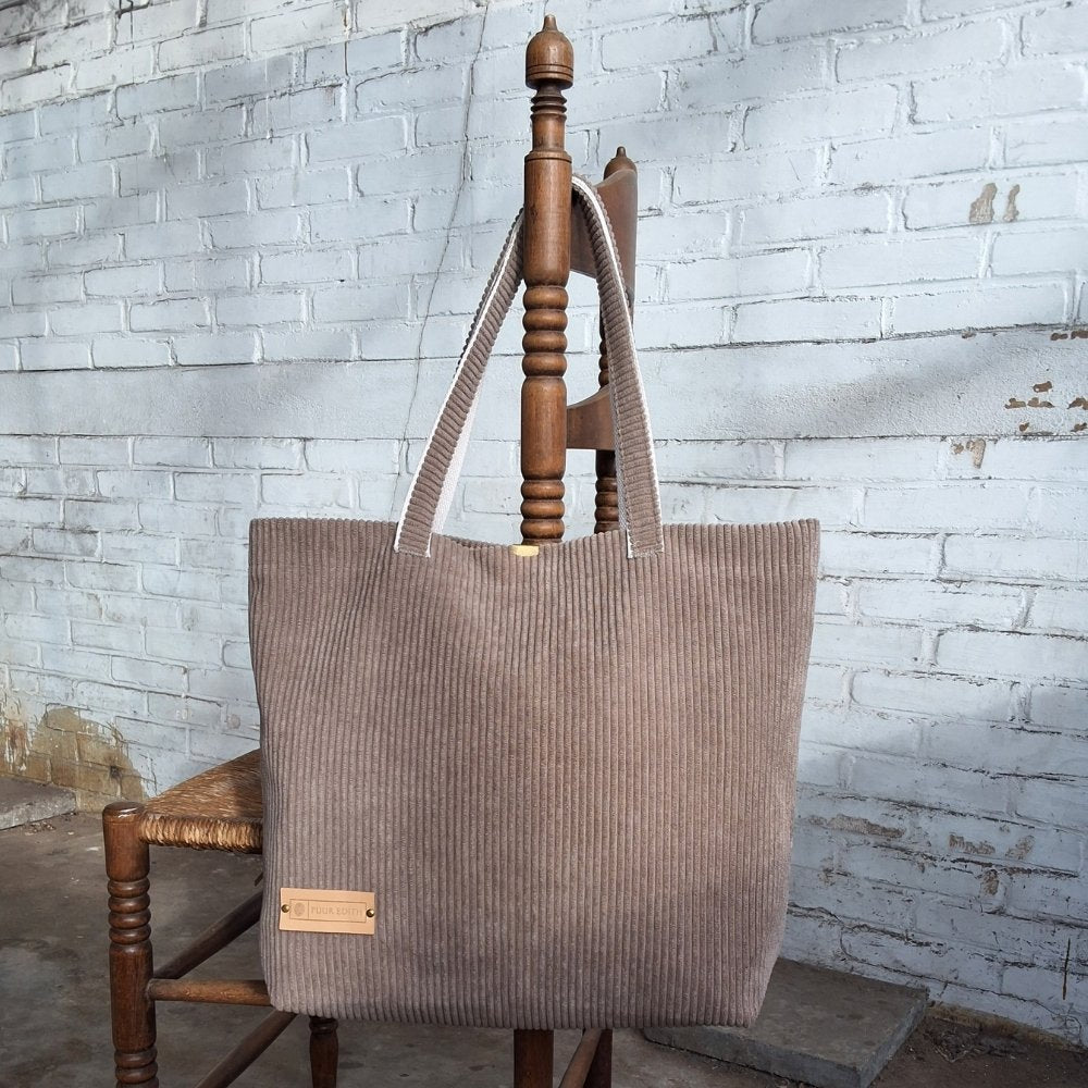 Shopper tas medium | Taupe