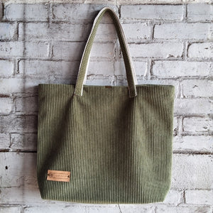 Shopper tas medium | Olijf groen