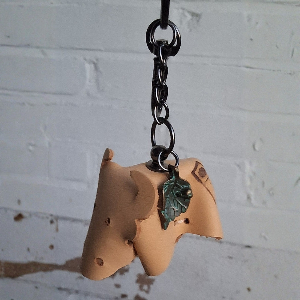 Sleutelhanger_Stier_camel - Puur Edith