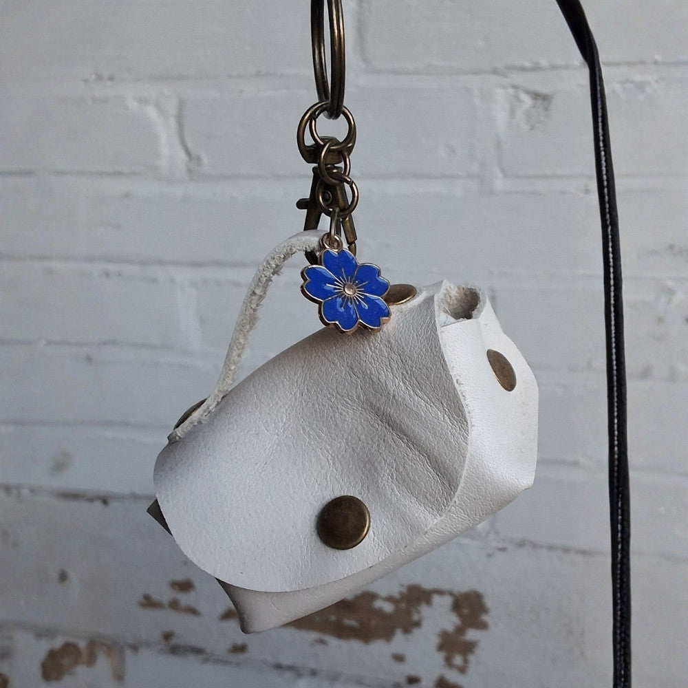 Sleutelhanger_Tasje_wit - Puur Edith