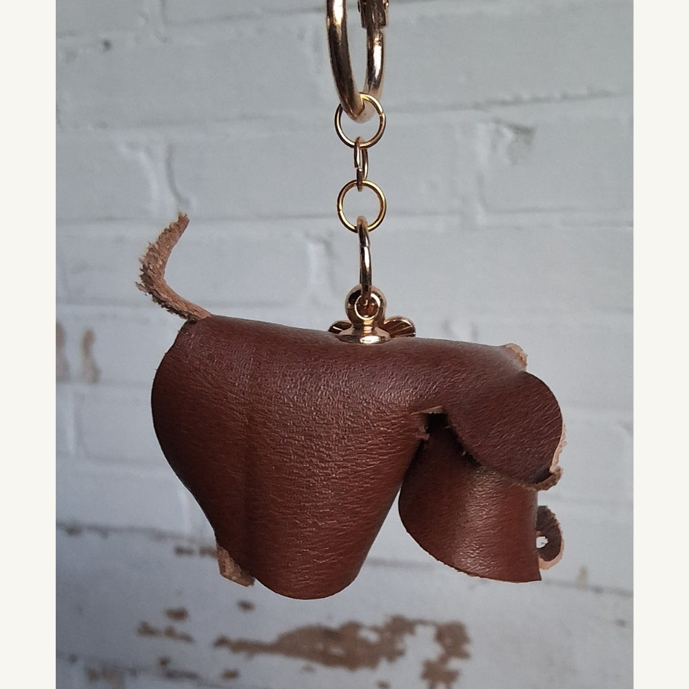 Sleutelhanger_Varken_bruin - Puur Edith