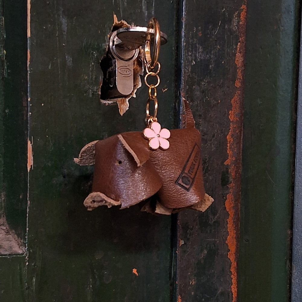 Sleutelhanger_Varken_bruin_f0e73b7f-fe6c-4a4a-857d-89db4c4ed4a8 - Puur Edith