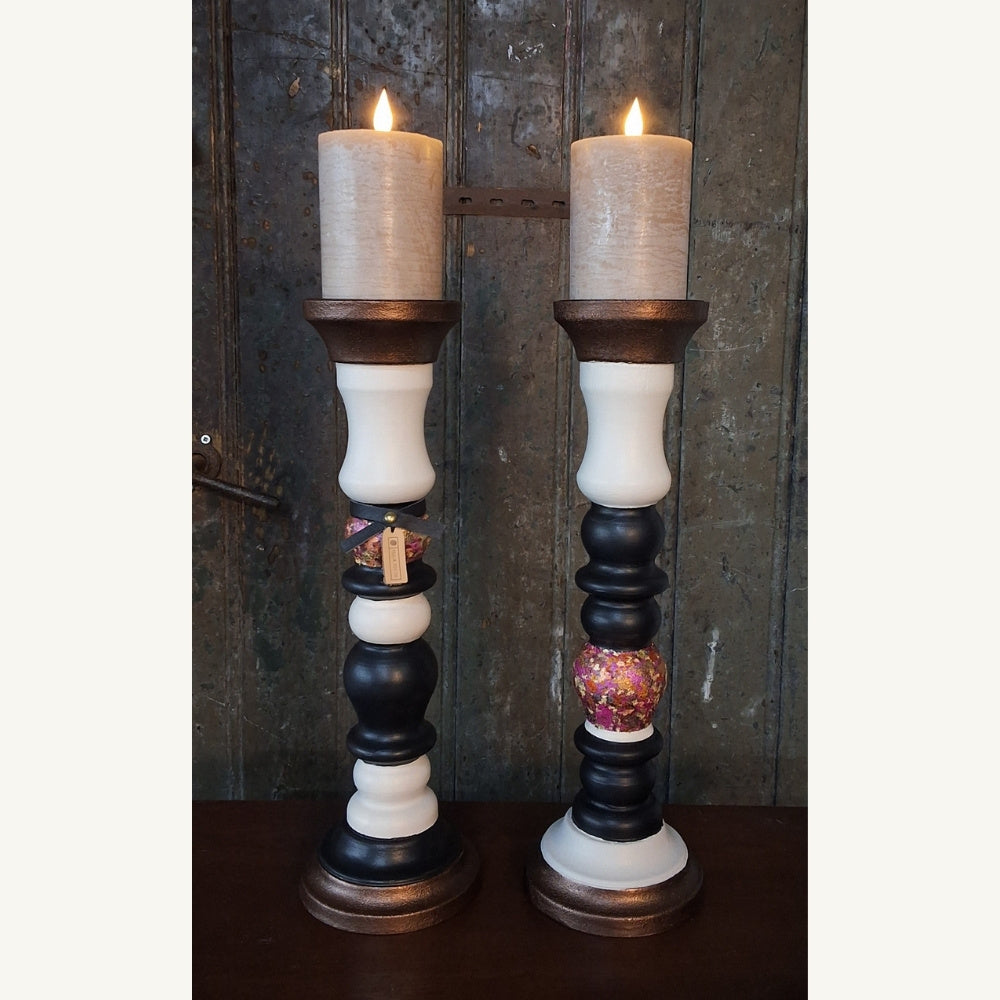 Tafelkandelaarset_Zwartwit_Fuchsia_1 - Puur Edith