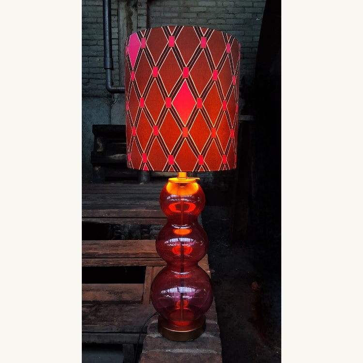 Voet_Mauce_Fuchsiabruin_ruit_1 - Puur Edith